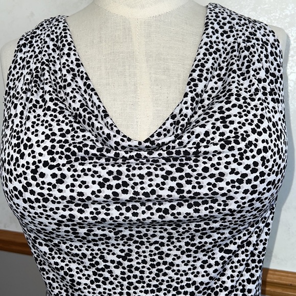 Calvin Klein Sleeveless Cowl Neck Top - Picture 2 of 5